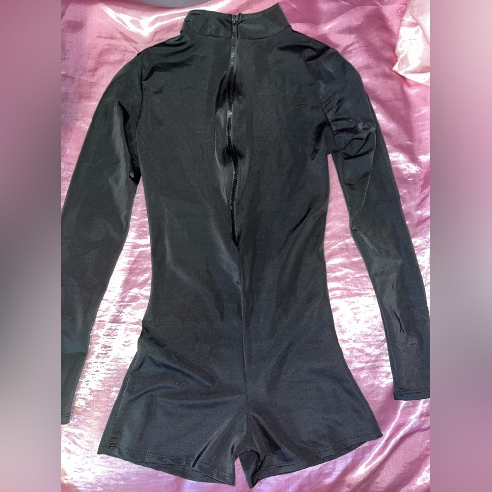 Black Bodysuit with built in shorts